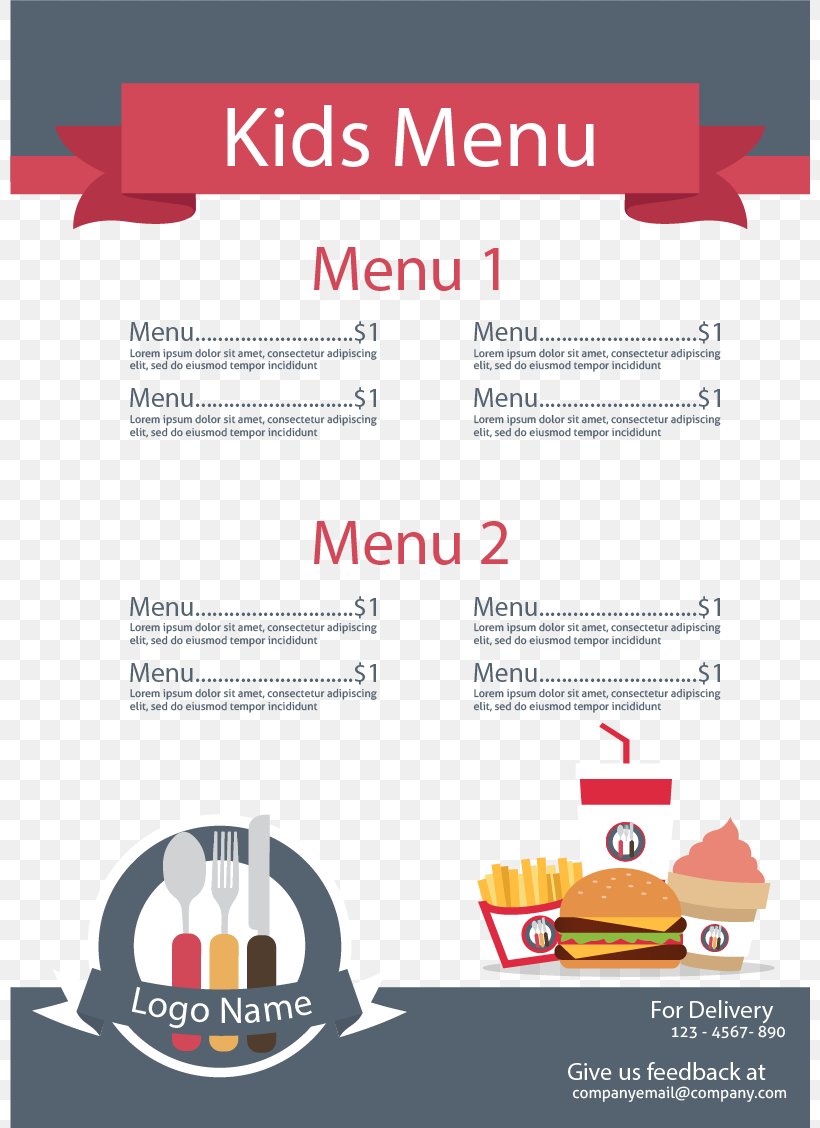 Menu Kids Meal Restaurant Outline Of Meals Food, PNG, 800x1128px, Menu, Advertising, Brand, Food, Kids Meal Download Free