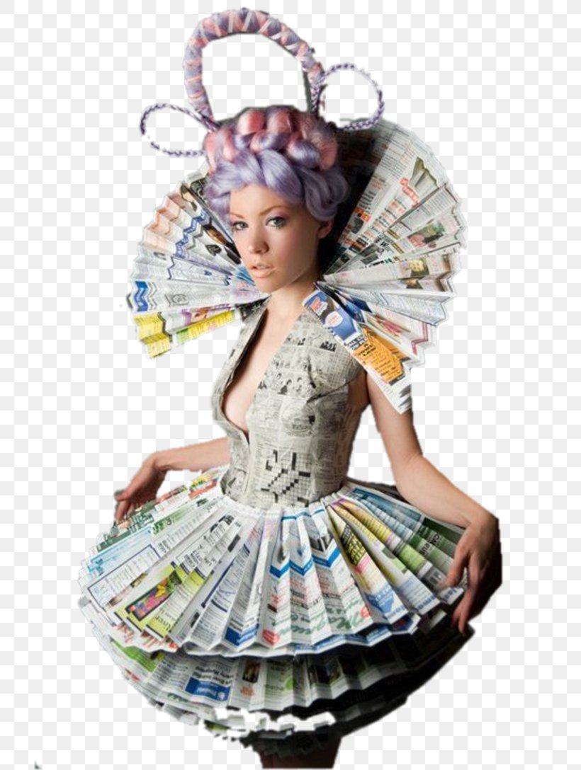 Paper Clothing Dress Newspaper, PNG, 724x1088px, Paper, Clothing, Collar, Costume, Costume Design Download Free