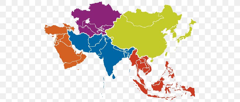 Asia Vector Map, PNG, 575x350px, Asia, Blank Map, Continent, Country ...