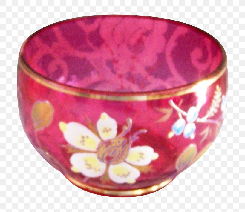 Bowl Cranberry Glass Enamel Paint Vitreous Enamel, PNG, 710x710px, Bowl, Cranberry Glass, Decorative Arts, Enamel Paint, Flower Download Free