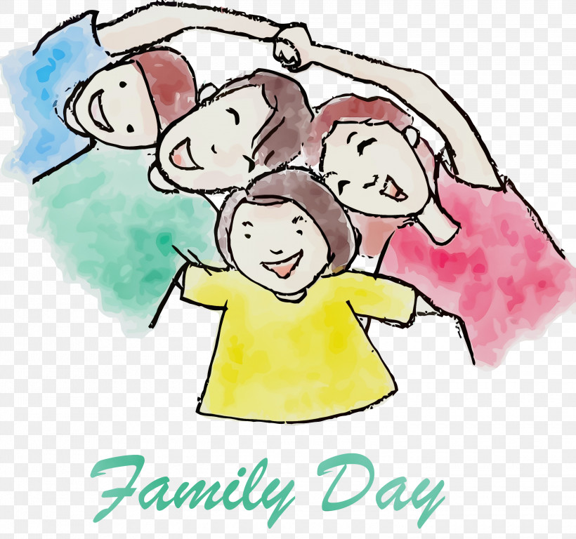 Cartoon Happy, PNG, 3000x2810px, Family Day, Cartoon, Family, Happy, Happy Family Day Download Free