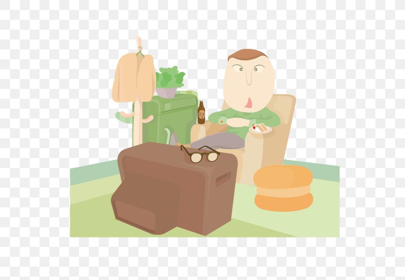 Cartoon Television Illustration, PNG, 567x567px, Cartoon, Cake Decorating, Couch, Drawing, Food Download Free