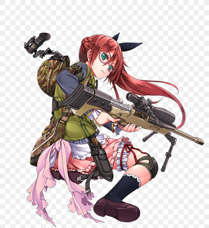 McMillan TAC-50 Gun Girls' Frontline Firearm Weapon, PNG, 792x894px, Watercolor, Cartoon, Flower, Frame, Heart Download Free