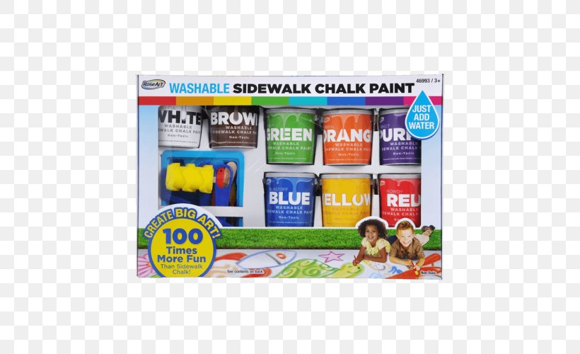 Sidewalk Chalk Paint Toy Brush Color, PNG, 500x500px, Sidewalk Chalk, Art, Brush, Chalk, Color Download Free