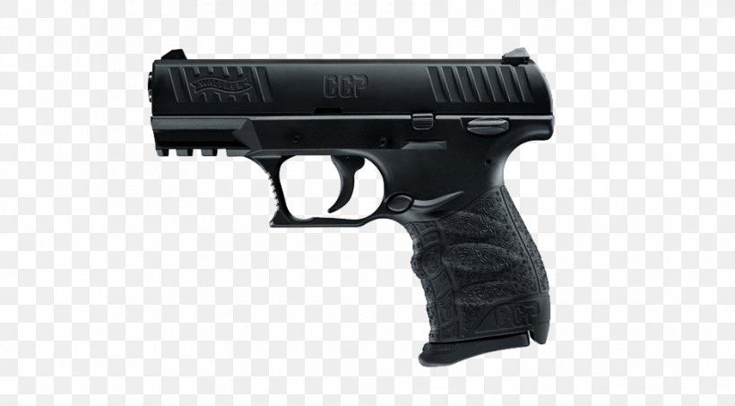 Walther CCP Carl Walther GmbH 9×19mm Parabellum Firearm Semi-automatic Pistol, PNG, 940x520px, 9 Mm Caliber, 919mm Parabellum, Walther Ccp, Air Gun, Airsoft Download Free