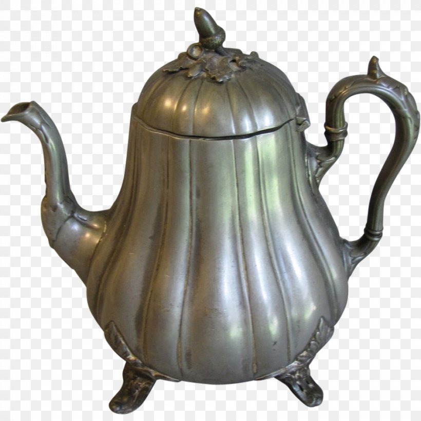 Teapot Pitcher Tea Set Pewter, PNG, 943x943px, 19th Century, Teapot, Antique, Brass, Coffee Pot Download Free