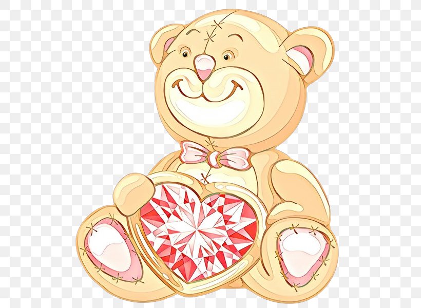 Teddy Bear, PNG, 543x600px, Cartoon, Cheek, Heart, Pink, Teddy Bear Download Free