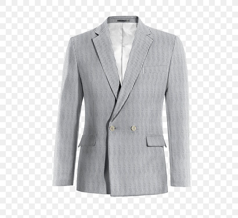 Blazer Seersucker Double-breasted Jacket Sport Coat, PNG, 600x750px, Blazer, Beige, Bespoke Tailoring, Blue, Button Download Free