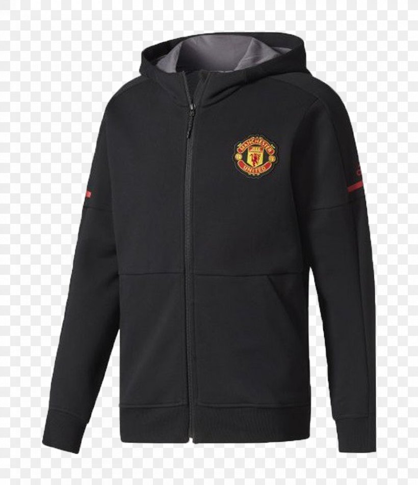 Manchester United F.C. Hoodie Tracksuit Premier League, PNG, 860x1000px, Manchester United Fc, Adidas, Black, Brand, Clothing Download Free