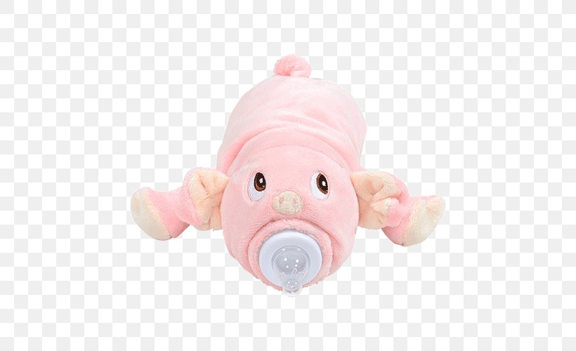 Pig Baby Bottles Stuffed Animals & Cuddly Toys Infant, PNG, 500x500px, Pig, Baby Bottles, Baby Toys, Bottle, Breastfeeding Download Free