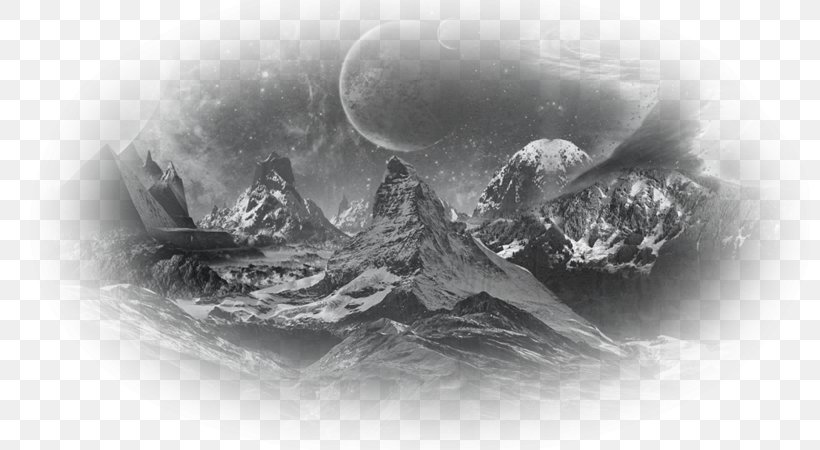 Black And White Desktop Wallpaper Photography Grayscale, PNG, 800x450px, Black And White, Artwork, Computer, Fantasy, Grayscale Download Free