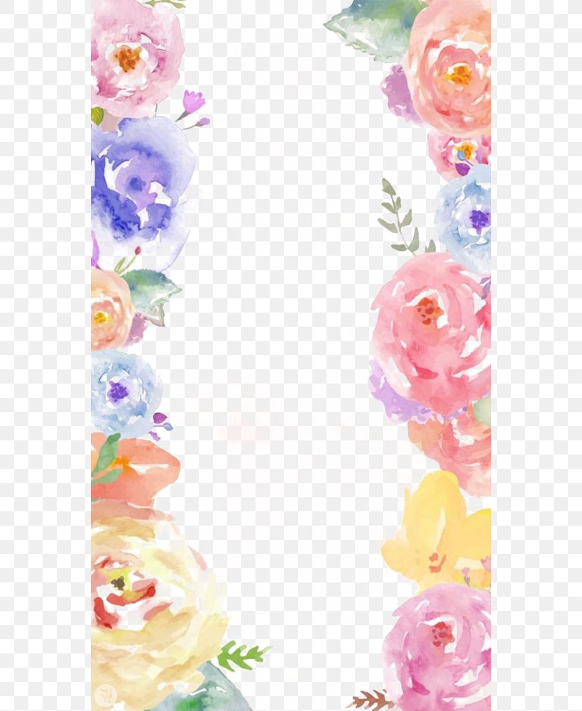 Clip Art, PNG, 564x1001px, Watercolour Flowers, Art, Color, Flora, Floral Design Download Free