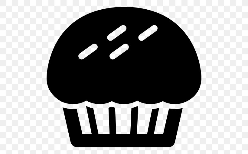 Cupcake Food Dessert Candy Cane, PNG, 512x512px, Cupcake, Area, Black, Black And White, Bread Download Free