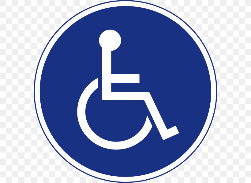 Disability ADA Signs Americans With Disabilities Act Of 1990 Accessibility United States, PNG, 600x600px, Disability, Accessibility, Ada Signs, Area, Blue Download Free