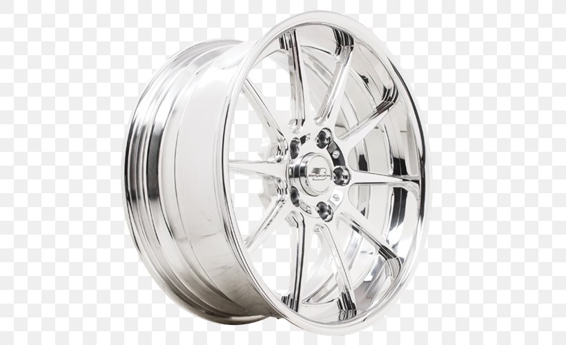 Alloy Wheel Spoke Rim, PNG, 500x500px, Alloy Wheel, Alloy, Automotive Wheel System, Black And White, Rim Download Free