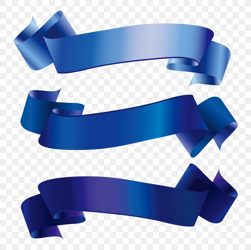 Blue Ribbon Clip Art, PNG, 2362x2362px, Blue Ribbon, Awareness Ribbon, Banner, Blue, Color Download Free
