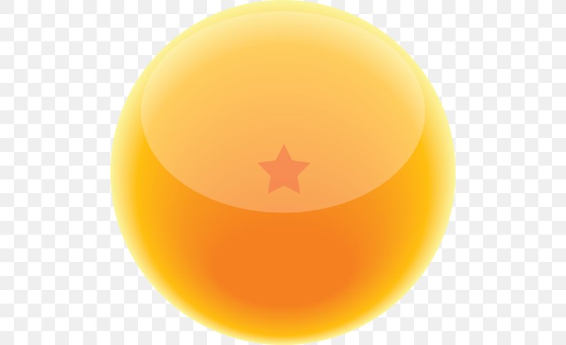 Download Dragon Ball Sphere Maca, PNG, 500x500px, Dragon Ball, Maca, Orange, Sphere, Yellow Download Free