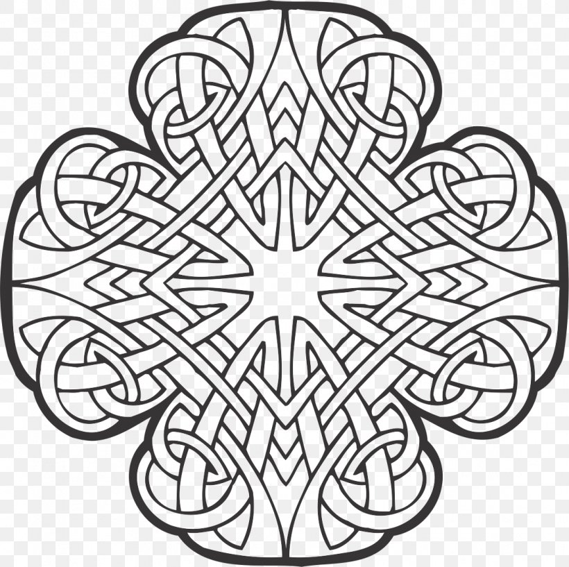 Book Of Kells Celtic Knot Celtic Art Celts Lindisfarne Gospels, PNG, 1117x1114px, Book Of Kells, Area, Black And White, Celtic Art, Celtic Cross Download Free