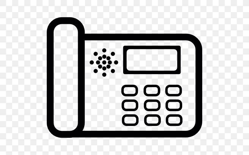 Telephony Mobile Phones Telephone Speakerphone, PNG, 512x512px, Telephony, Black, Black And White, Business Telephone System, Calculator Download Free