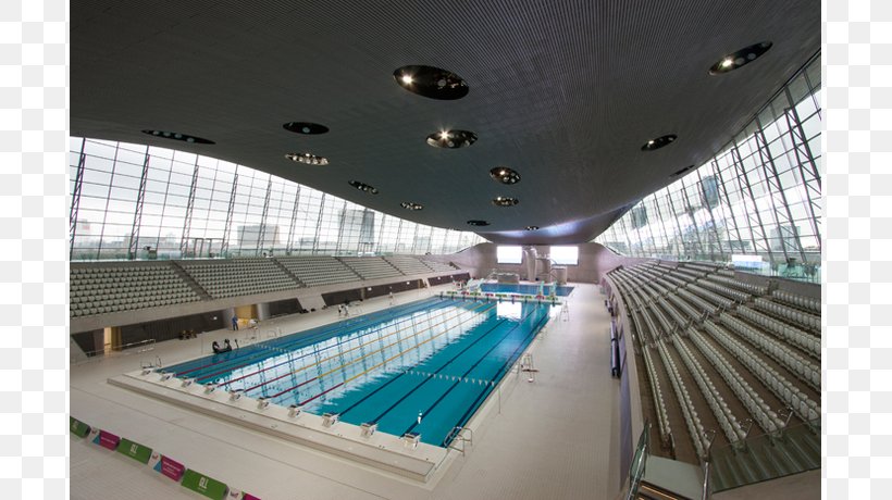 London Aquatics Centre 2012 Summer Olympics Sports Venue Architect Interior Design Services, PNG, 809x460px, Sports Venue, Architect, Building, Ceiling, Daylighting Download Free