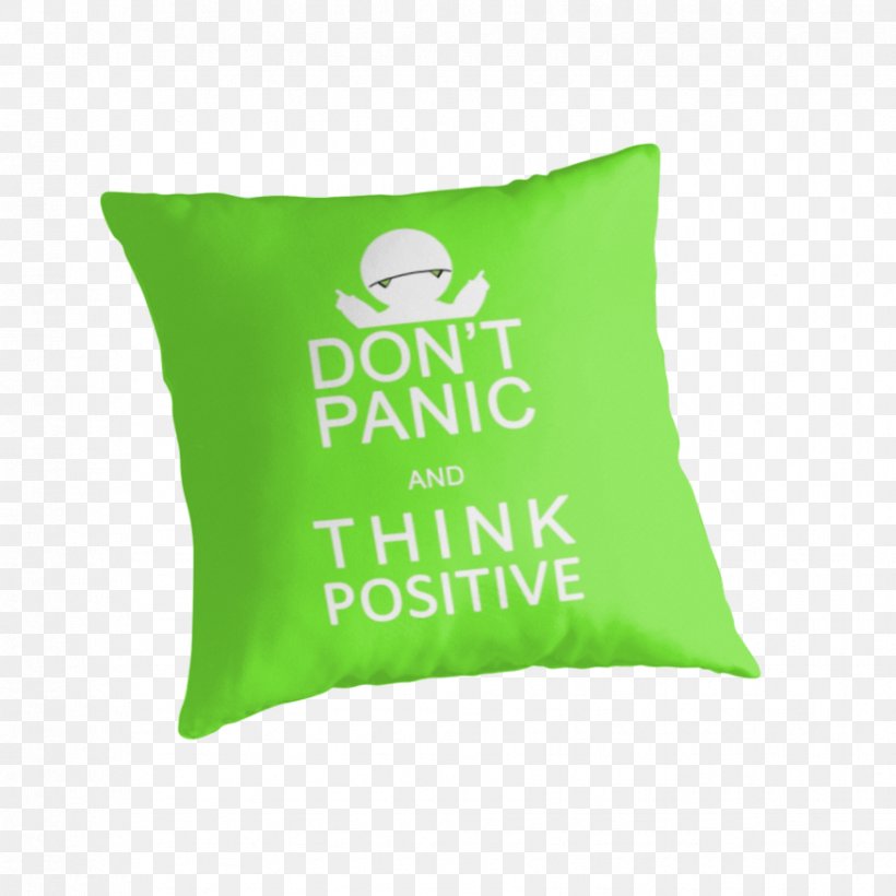 Marvin Throw Pillows Paranoid Android Cushion, PNG, 875x875px, Marvin, Android, Bag, Cushion, Green Download Free