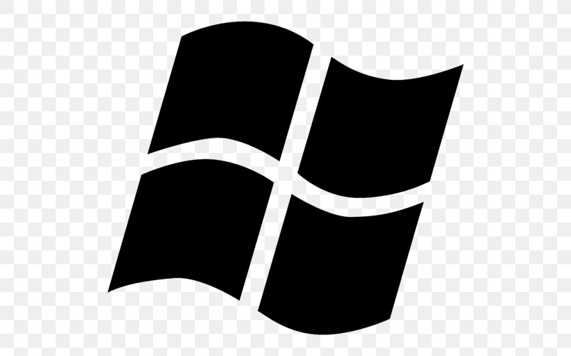 Microsoft, PNG, 512x512px, Windows Xp, Black, Black And White, Brand, Cdr Download Free