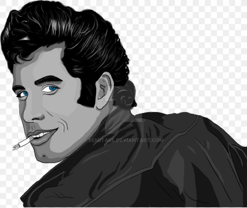 John Travolta Grease Danny Zuko Drawing Sandy, PNG, 974x820px, John Travolta, Black And White, Black Hair, Blue Lagoon, Danny Zuko Download Free