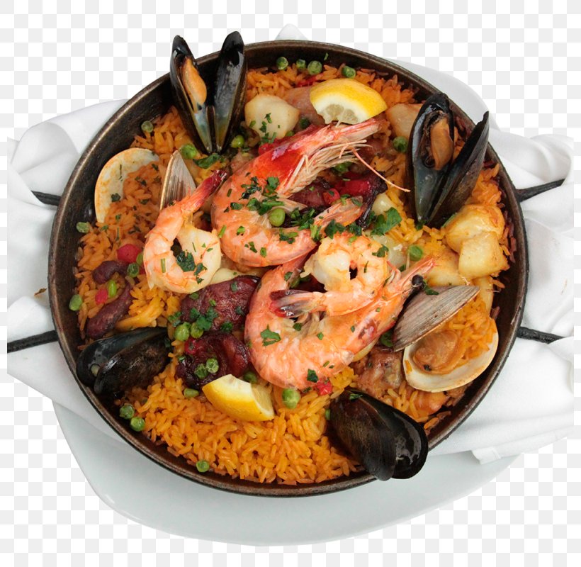 Paella Spanish Cuisine Vegetarian Cuisine Chinese Cuisine Food, PNG, 800x800px, Paella, Animal Source Foods, Asian Food, Chinese Cuisine, Cooking Download Free