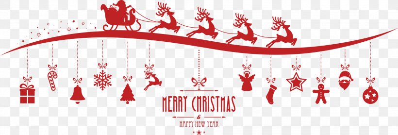 Santa Claus Reindeer Christmas Clip Art, PNG, 1984x675px, Santa Claus, Banner, Brand, Christmas, Christmas Elf Download Free