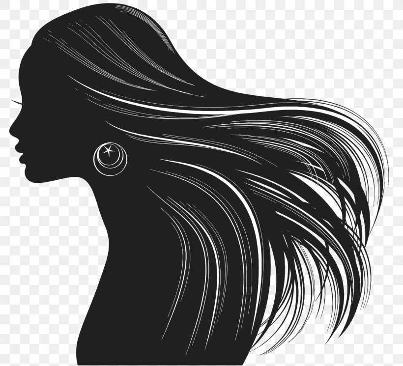 Woman Hair, PNG, 1440x1310px, Hairstyle, Art, Beauty Parlour, Black Hair, Blackandwhite Download Free