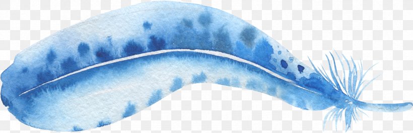 Watercolor Painting Feather Download, PNG, 1696x550px, Watercolor Painting, Blue, Color, Drawing, Feather Download Free