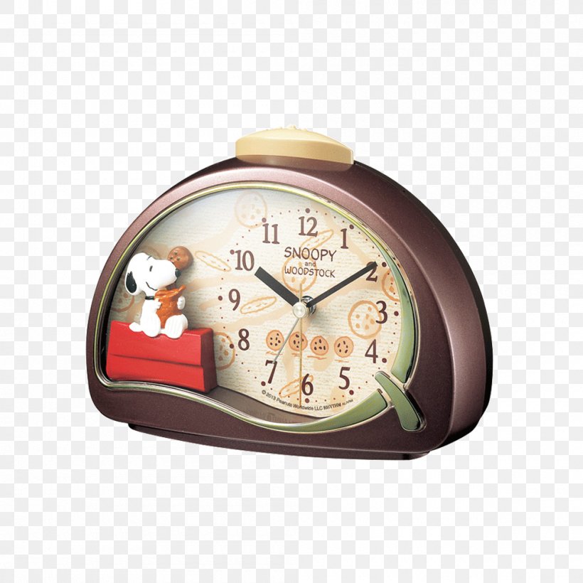 Alarm Clocks Snoopy Rhythm Watch 掛時計, PNG, 1000x1000px, Alarm Clocks, Alarm Clock, Clock, Furniture, Home Accessories Download Free