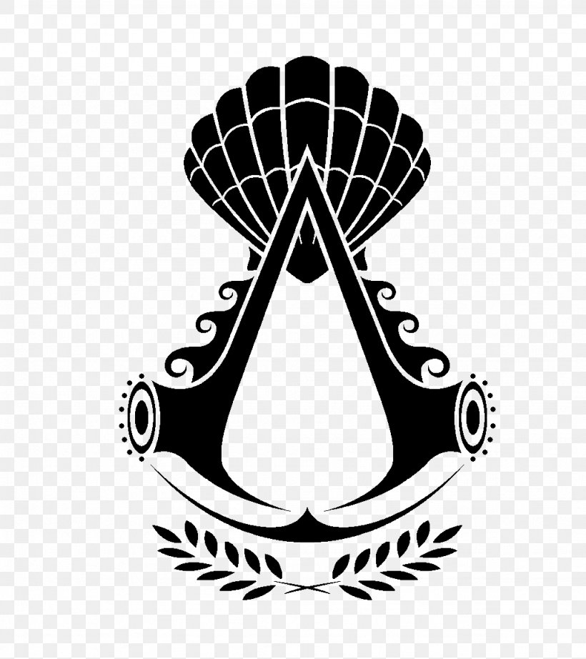 Assassin's Creed: Origins Assassins Video Game Emblem Symbol, PNG, 1024x1152px, Assassins, Art, Black And White, Emblem, Game Download Free
