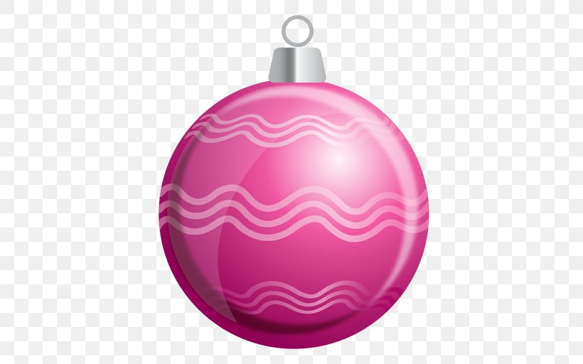 Christmas Ornament Pink Clip Art Image, PNG, 512x512px, Christmas Ornament, Bombka, Christmas Decoration, Color, Green Download Free