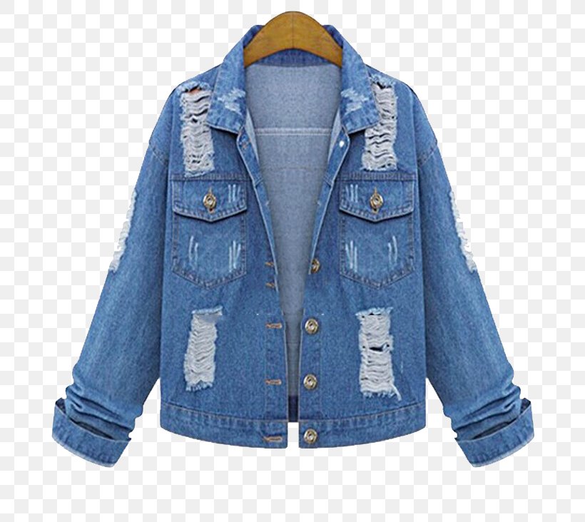 Hoodie Jean Jacket Coat Jeans, PNG, 718x732px, Hoodie, Blue, Button, Casual, Clothing Download Free