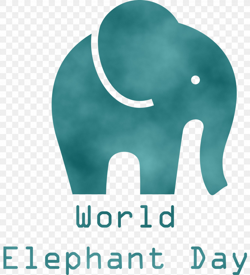 Indian Elephant, PNG, 2722x3000px, World Elephant Day, Elephant, Elephants, Indian Elephant, Logo Download Free