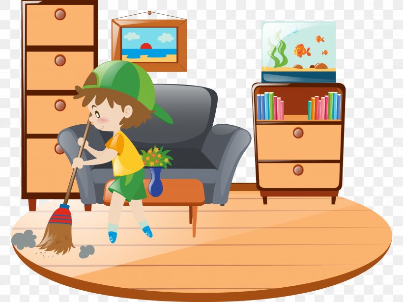 Living Room Cleaning Couch Clip Art, PNG, 5190x3894px, Living Room, Chair, Child, Cleaning, Couch Download Free