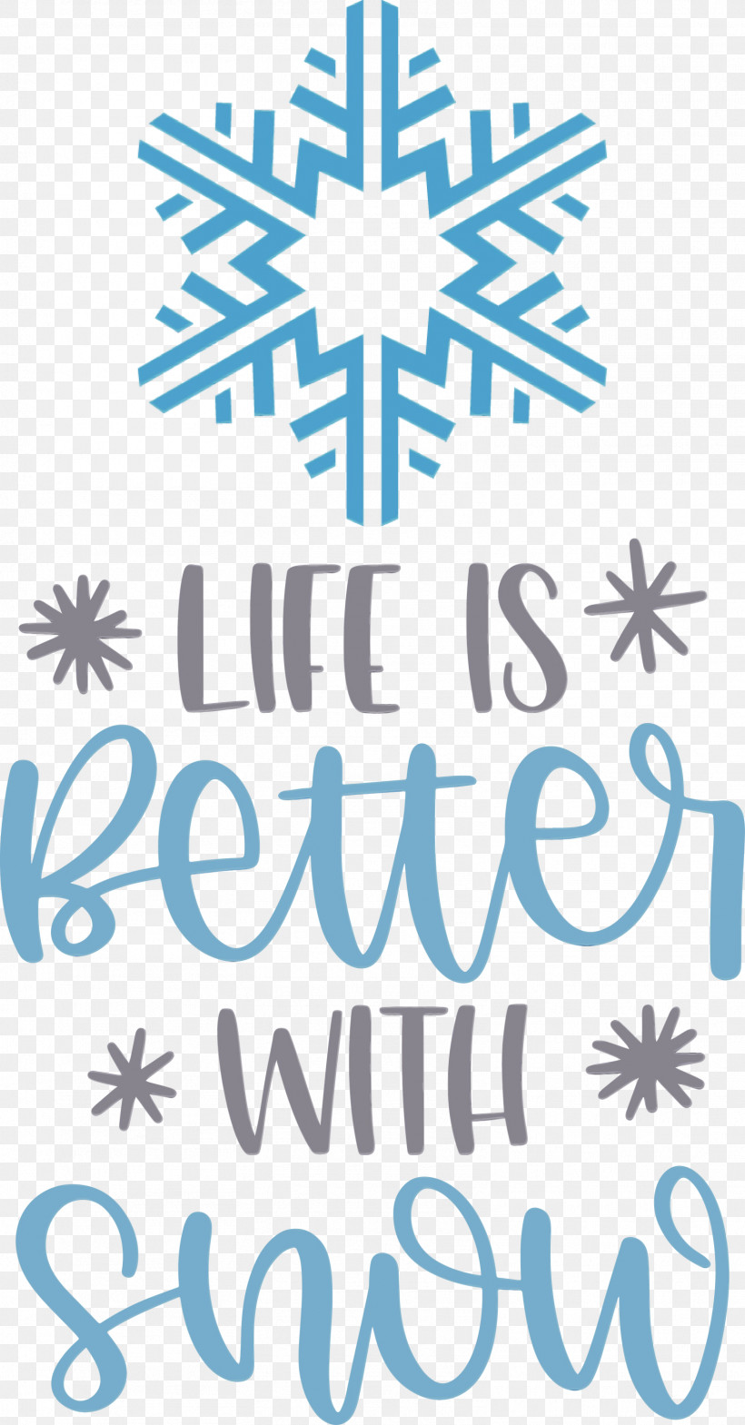 Snowflake, PNG, 1567x3000px, Life Is Better With Snow, Black, Chemistry, Crystal, Line Download Free