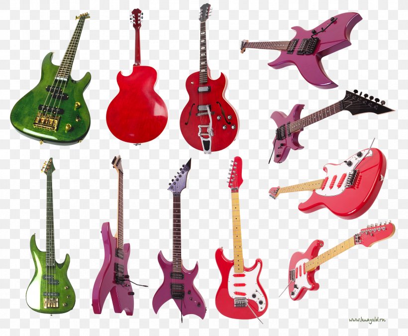 Electric Guitar Musical Instruments, PNG, 2363x1948px, Watercolor ...