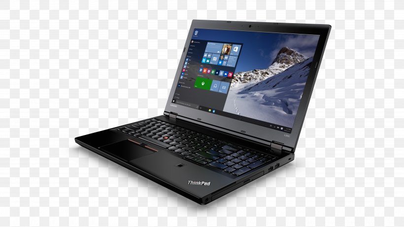 Laptop Intel ThinkPad W Series Lenovo ThinkPad P50, PNG, 4000x2251px, Laptop, Computer, Computer Hardware, Electronic Device, Electronics Download Free