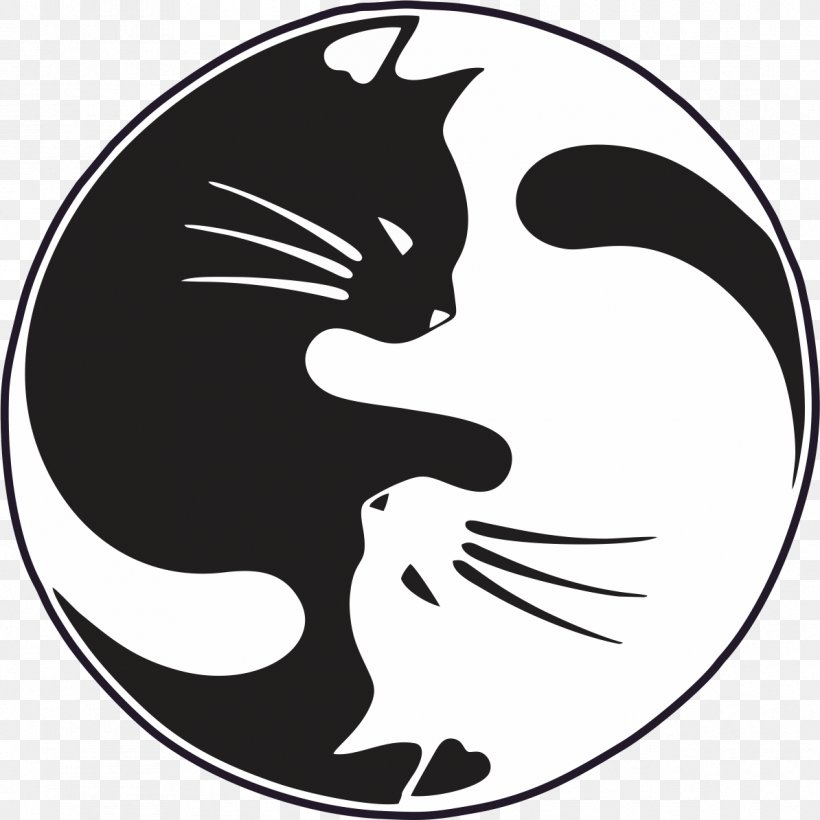 Cat T-shirt Kitten Decal Sticker, PNG, 1194x1194px, Cat, Artwork, Black, Black And White, Black Cat Download Free