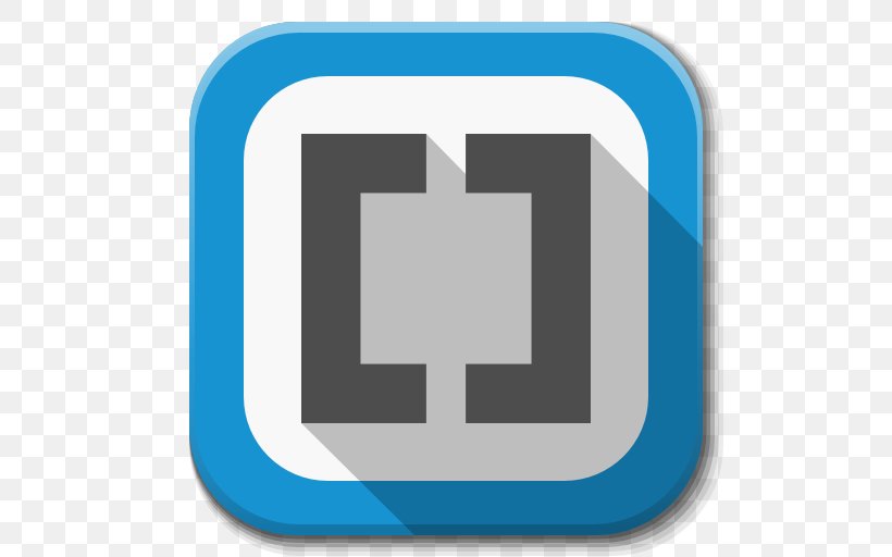 Blue Square Angle Brand, PNG, 512x512px, Bracket, Blue, Brand, Button, Desktop Environment Download Free