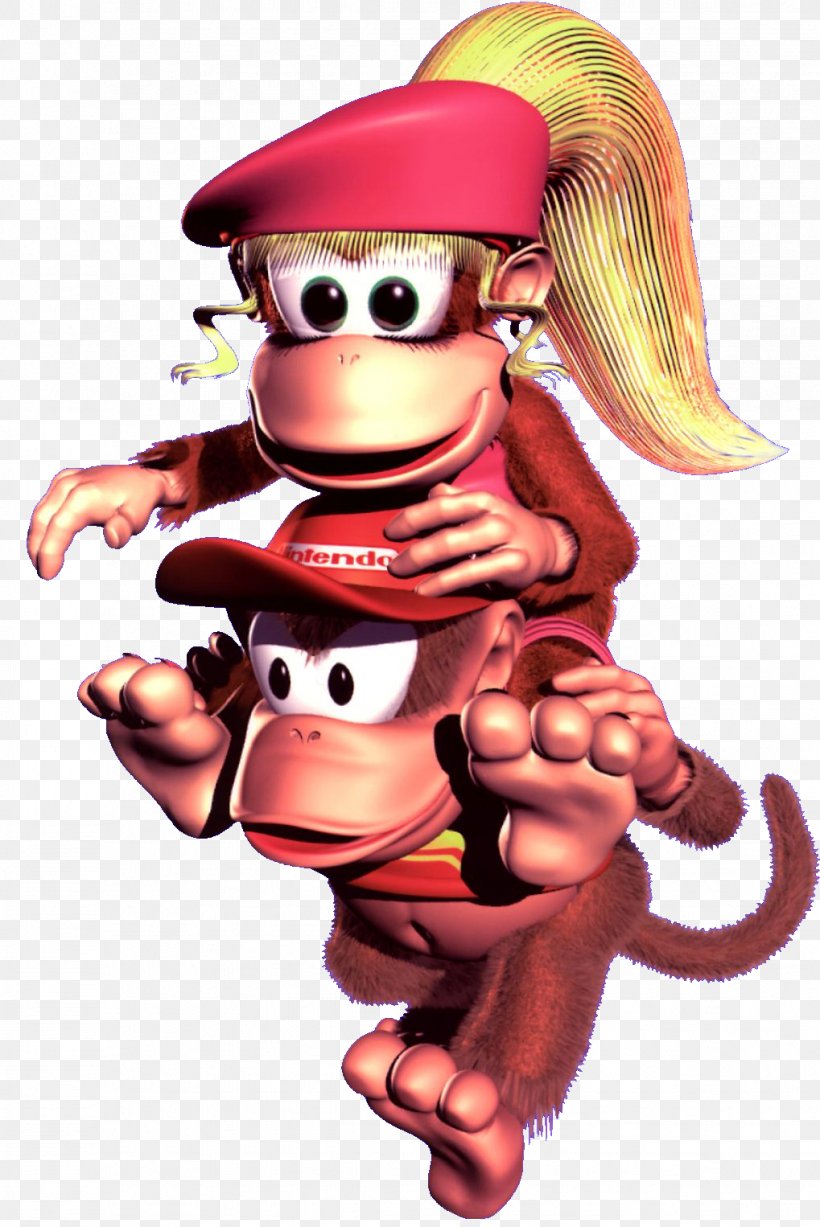 Donkey Kong Country 2: Diddy's Kong Quest Donkey Kong Country 3: Dixie Kong's Double Trouble! Super Nintendo Entertainment System Donkey Kong Country: Tropical Freeze, PNG, 1019x1526px, Donkey Kong Country, Art, Cartoon, Diddy Kong, Dixie Kong Download Free