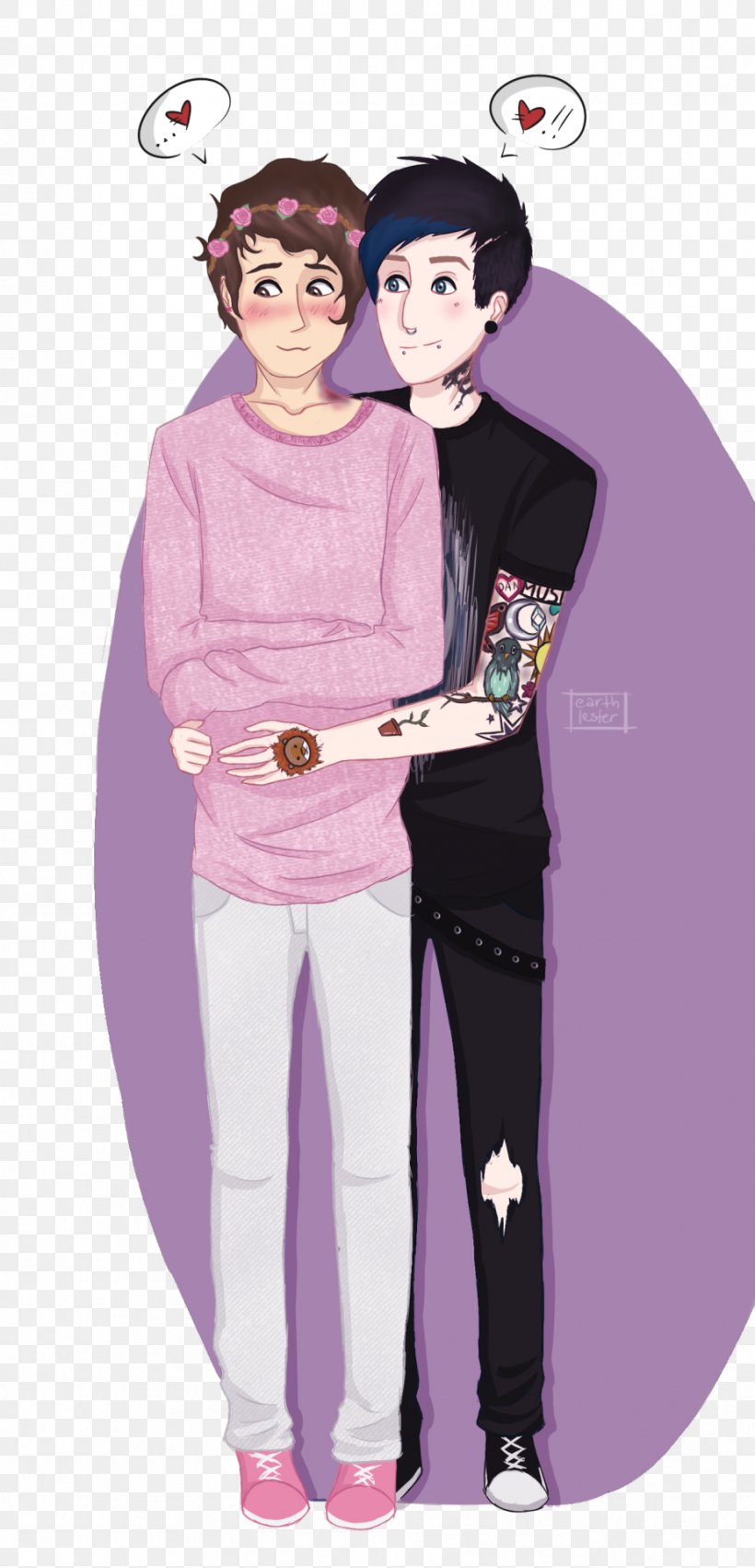 Fashion T-shirt Wattpad Dan And Phil Fan Fiction, PNG, 925x1920px, Watercolor, Cartoon, Flower, Frame, Heart Download Free