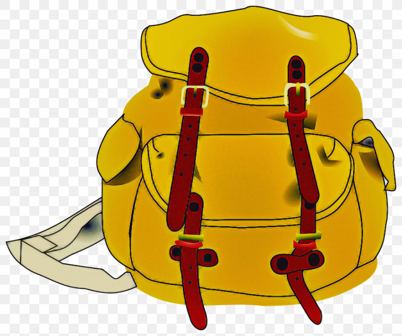 Yellow Bag Backpack, PNG, 897x750px, Yellow, Backpack, Bag Download Free