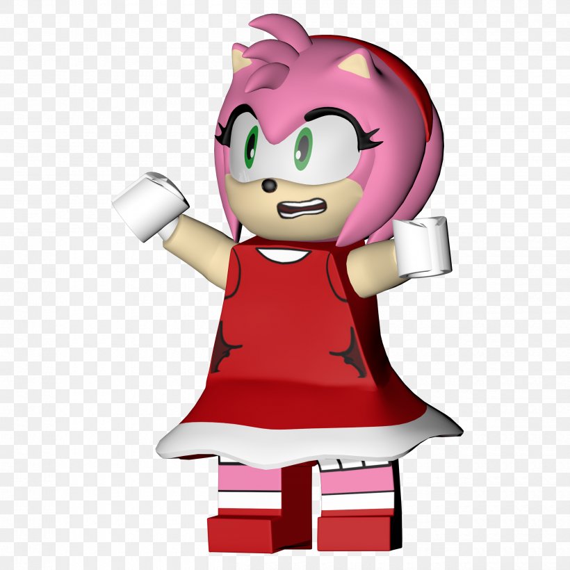 Amy Rose Knuckles The Echidna Lego Dimensions Sonic Jump Doctor Eggman, PNG, 2500x2500px, Amy Rose, Art, Cartoon, Doctor Eggman, Fictional Character Download Free