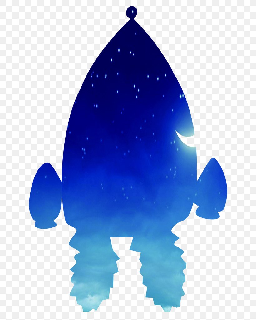 Star Small Rocket, PNG, 682x1024px, Blue, Cobalt Blue, Illustration, Rocket, Sky Download Free