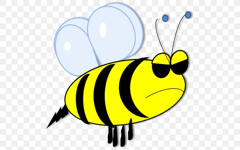 Honey Bee Clip Art Illustration Cartoon, PNG, 512x512px, Honey Bee, Artwork, Bee, Cartoon, Honey Download Free