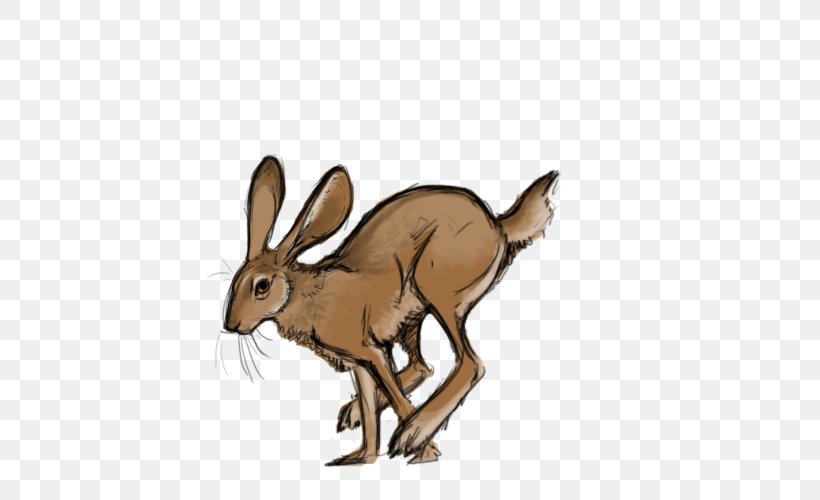 Domestic Rabbit Hare Rodent Dog Canidae, PNG, 500x500px, Domestic Rabbit, Animal, Animal Figure, Canidae, Cartoon Download Free