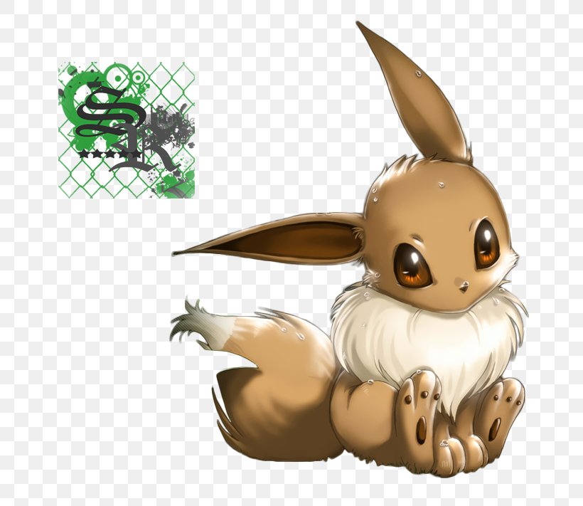 Domestic Rabbit Pikachu Eevee Pokémon Rendering, PNG, 755x711px, Domestic Rabbit, Carnivoran, Cartoon, Easter Bunny, Eevee Download Free